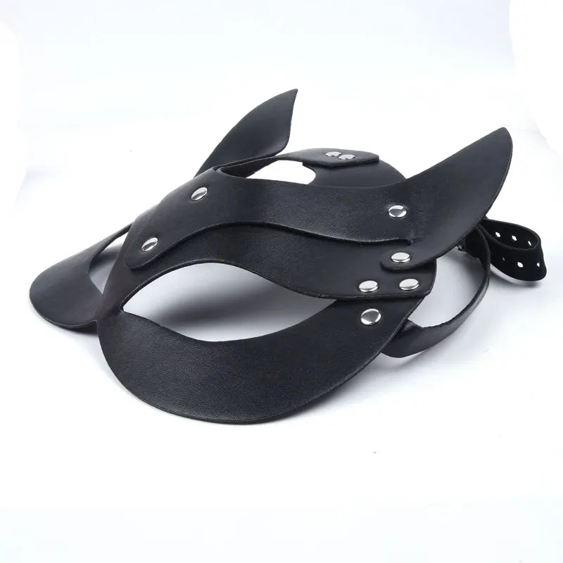 Adult Fox Dress-Up Set: 40cm Plush Tail and Matching Mask