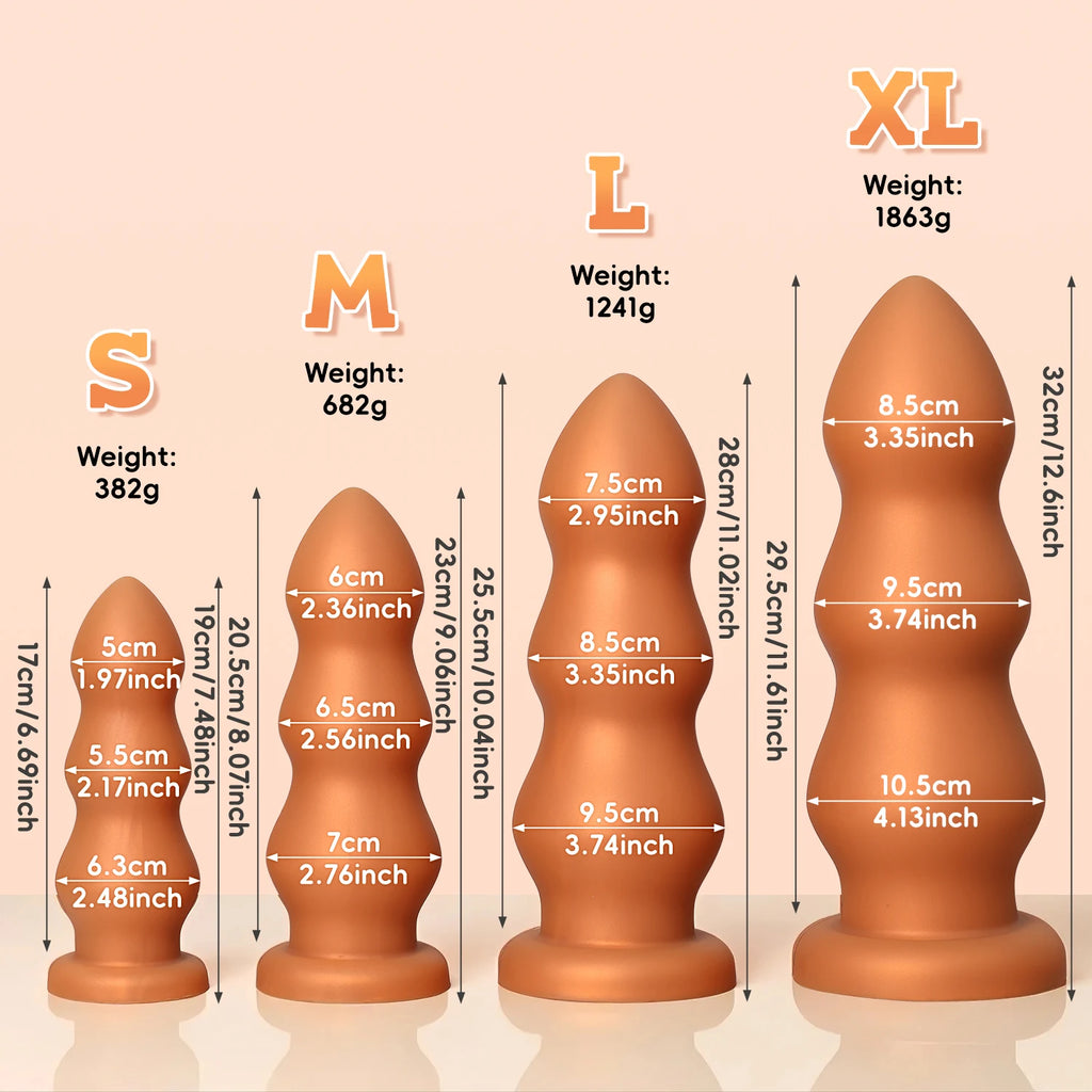 Smooth Silicone Intimate Beads