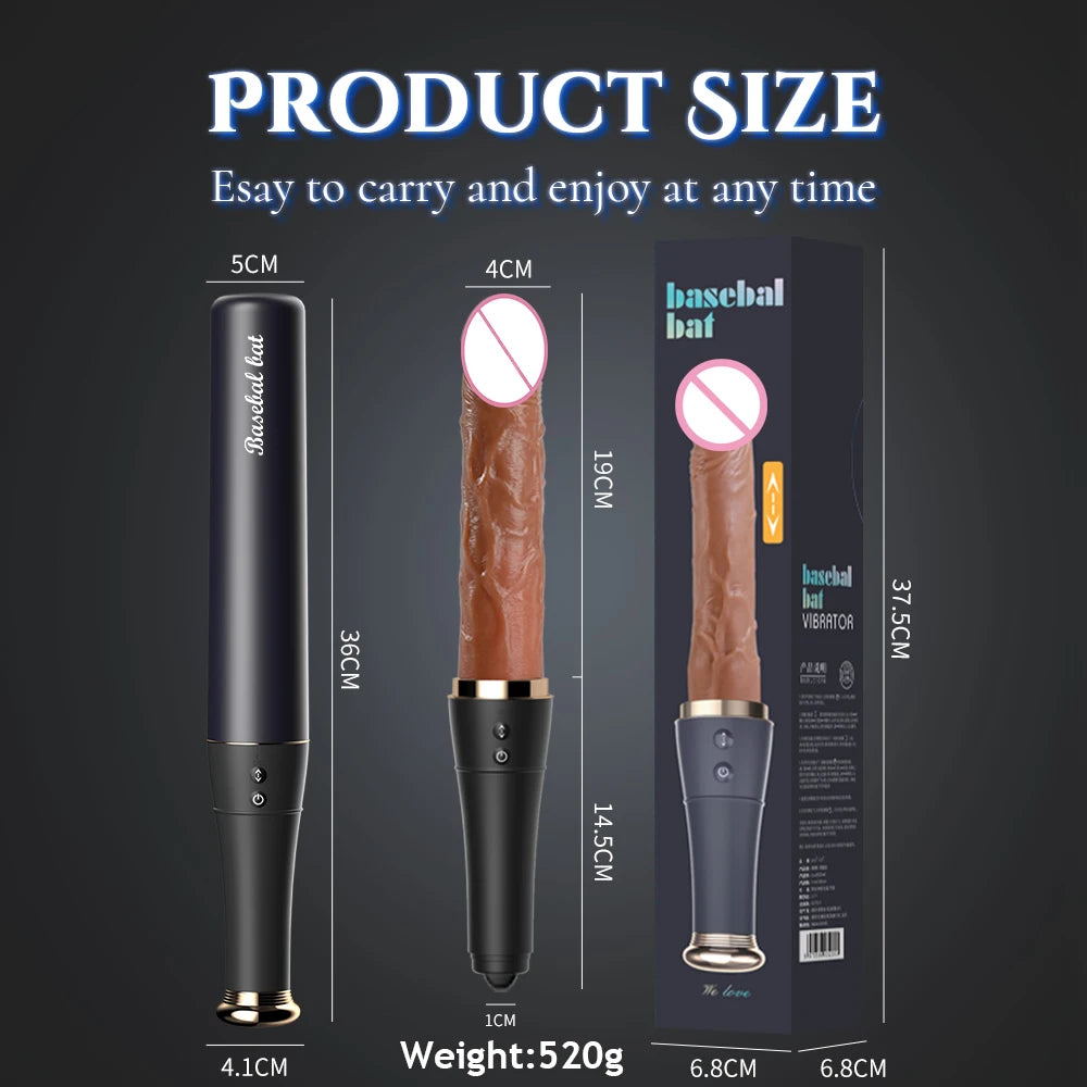 The Midnight Bat: Heated Bat-Shaped Vibrator 19cm
