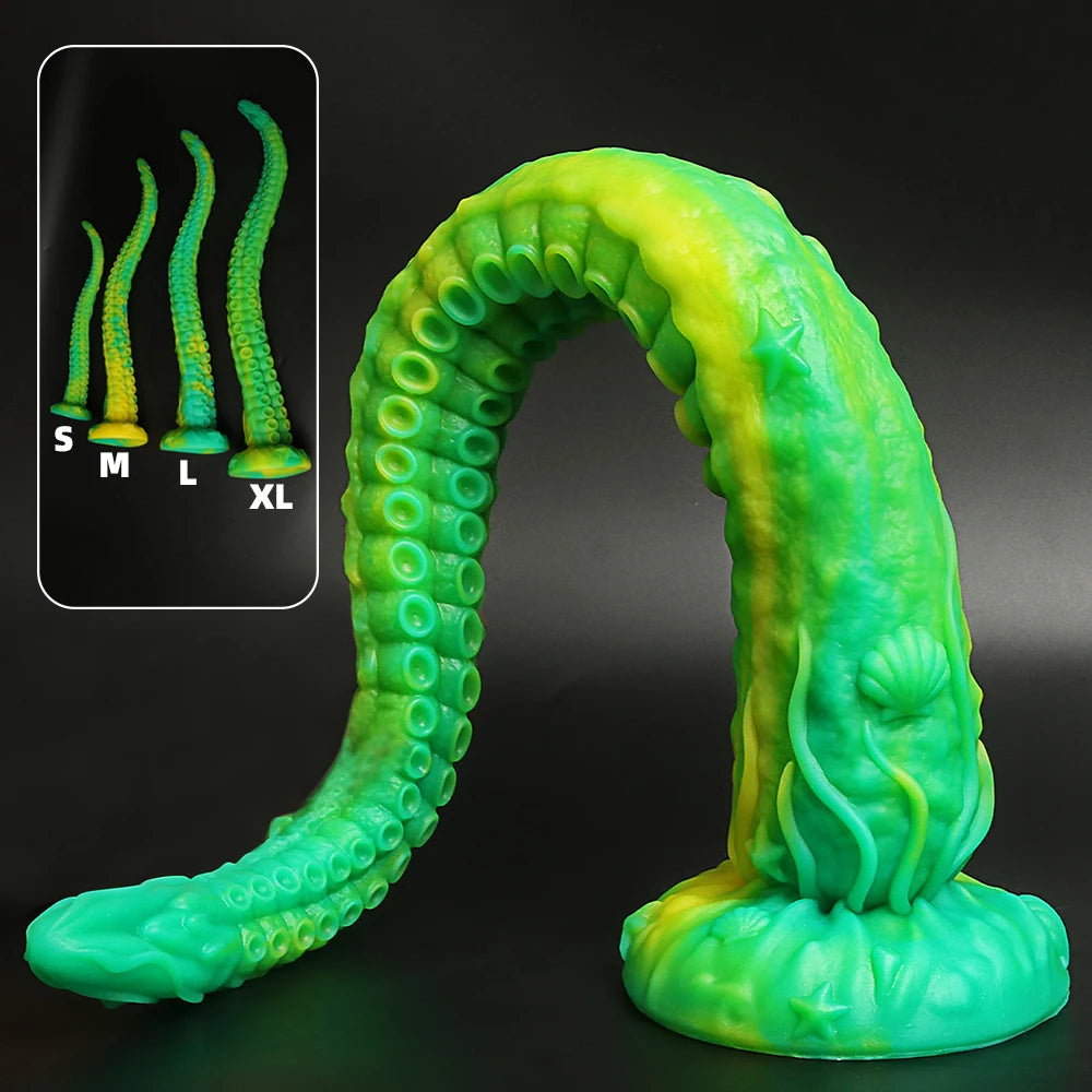 Flexible Silicone Tentacle Anal Stimulator for Men and Women