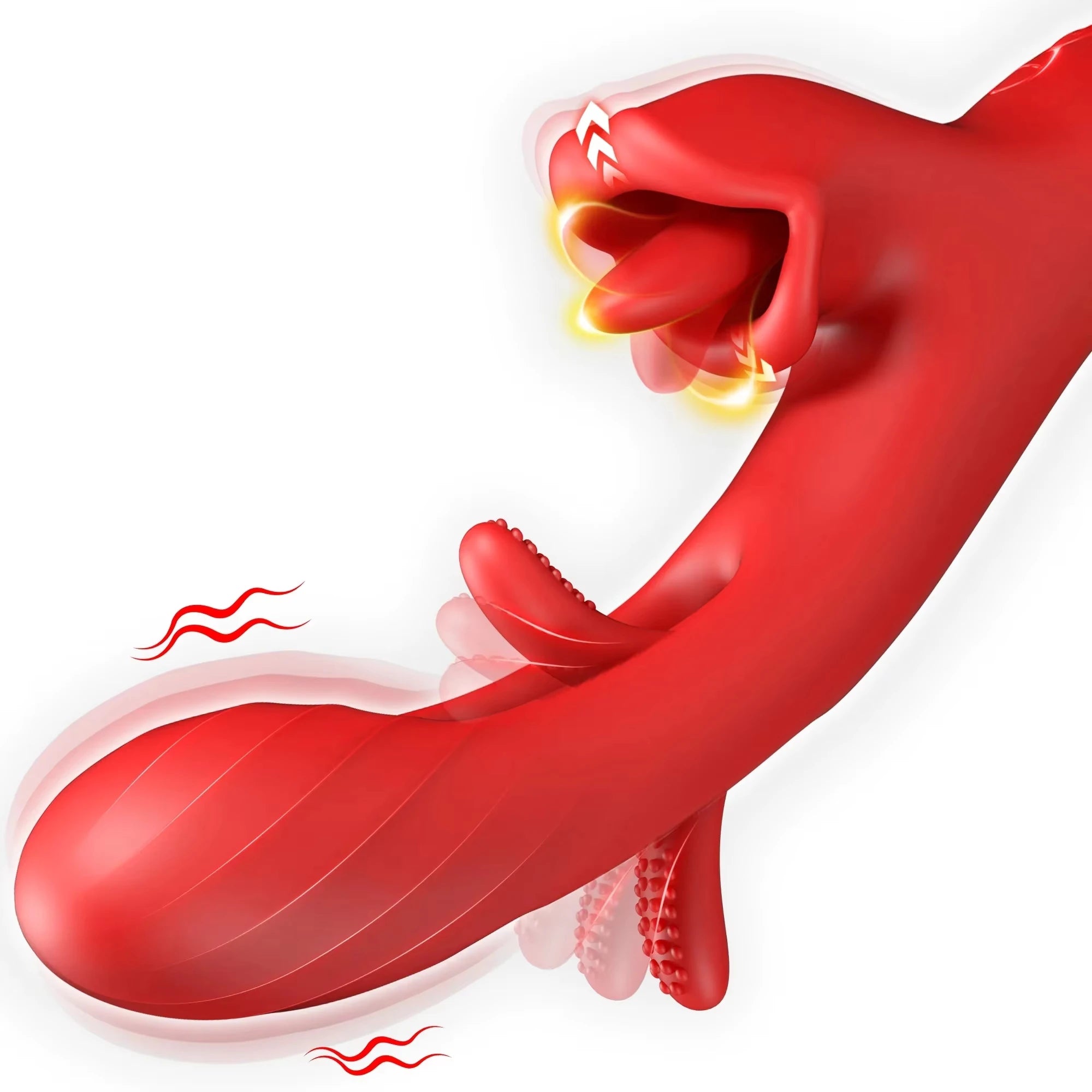 Dual-Action Oral & G-Spot Luxury Vibrator