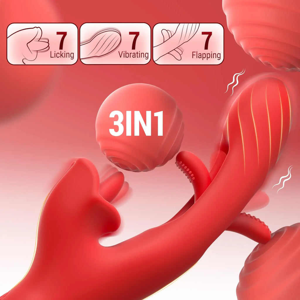 Dual-Action Oral & G-Spot Luxury Vibrator
