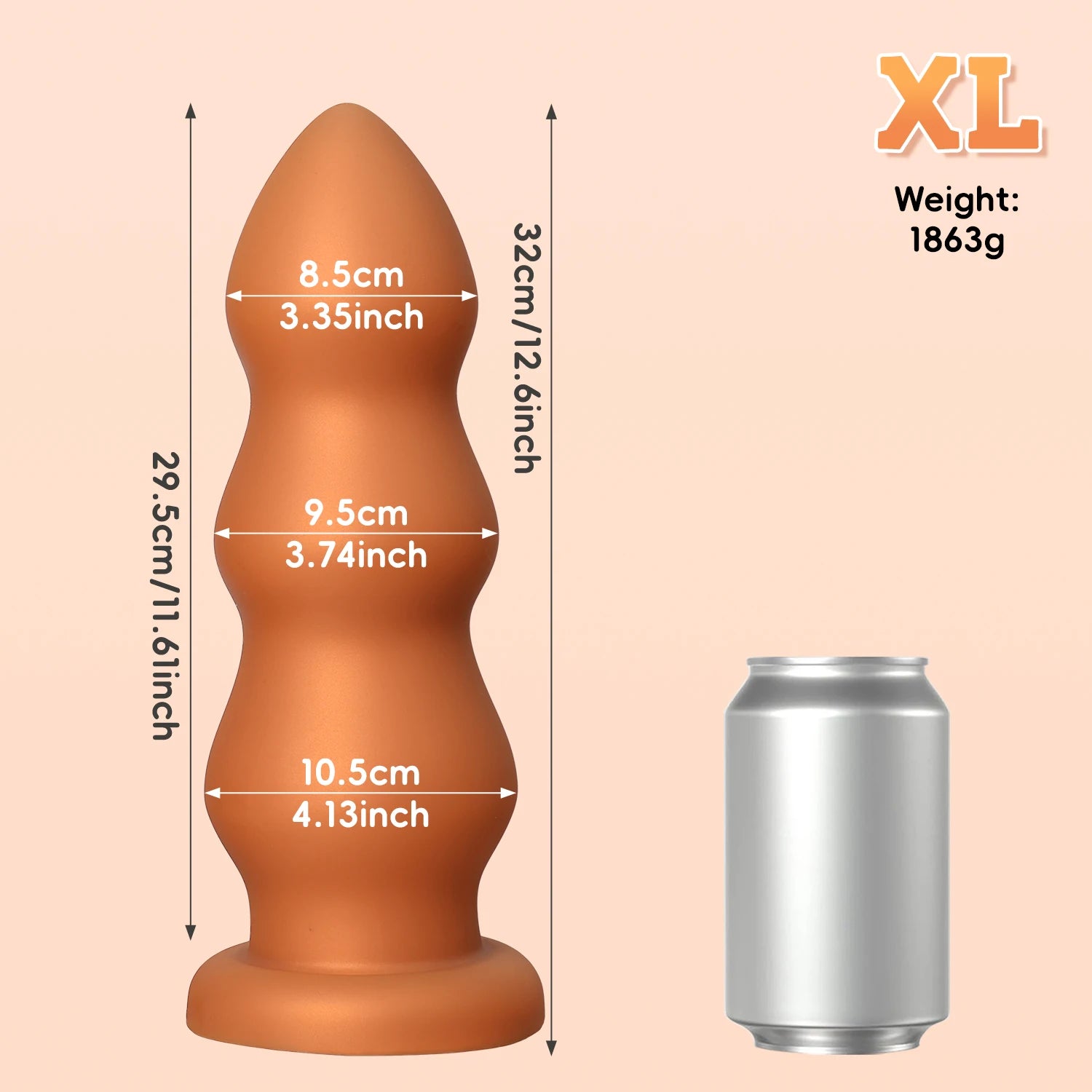 Smooth Silicone Intimate Beads