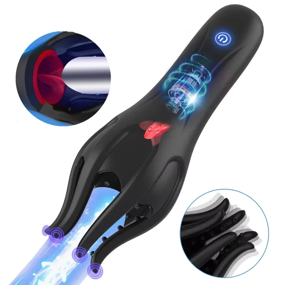Sonic Tongue Oral Massager | Premium Male Glans Trainer