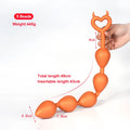 Love Devil Extra-Long Silicone Graduated Anal Beads