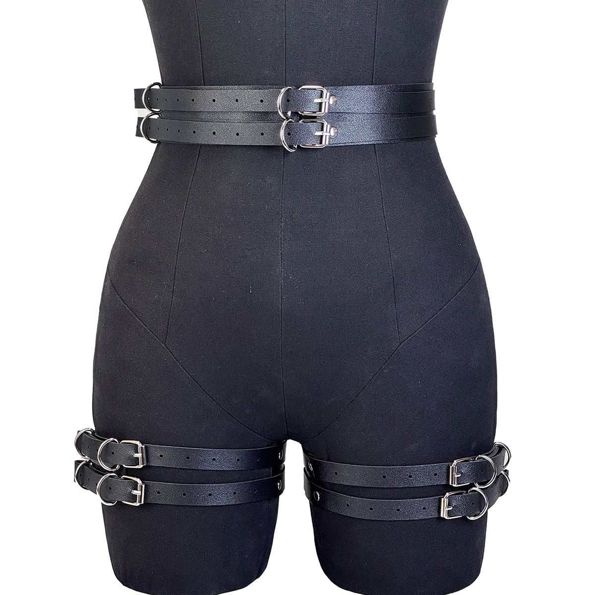 Adjustable Punk Leather Booty Harness Belt