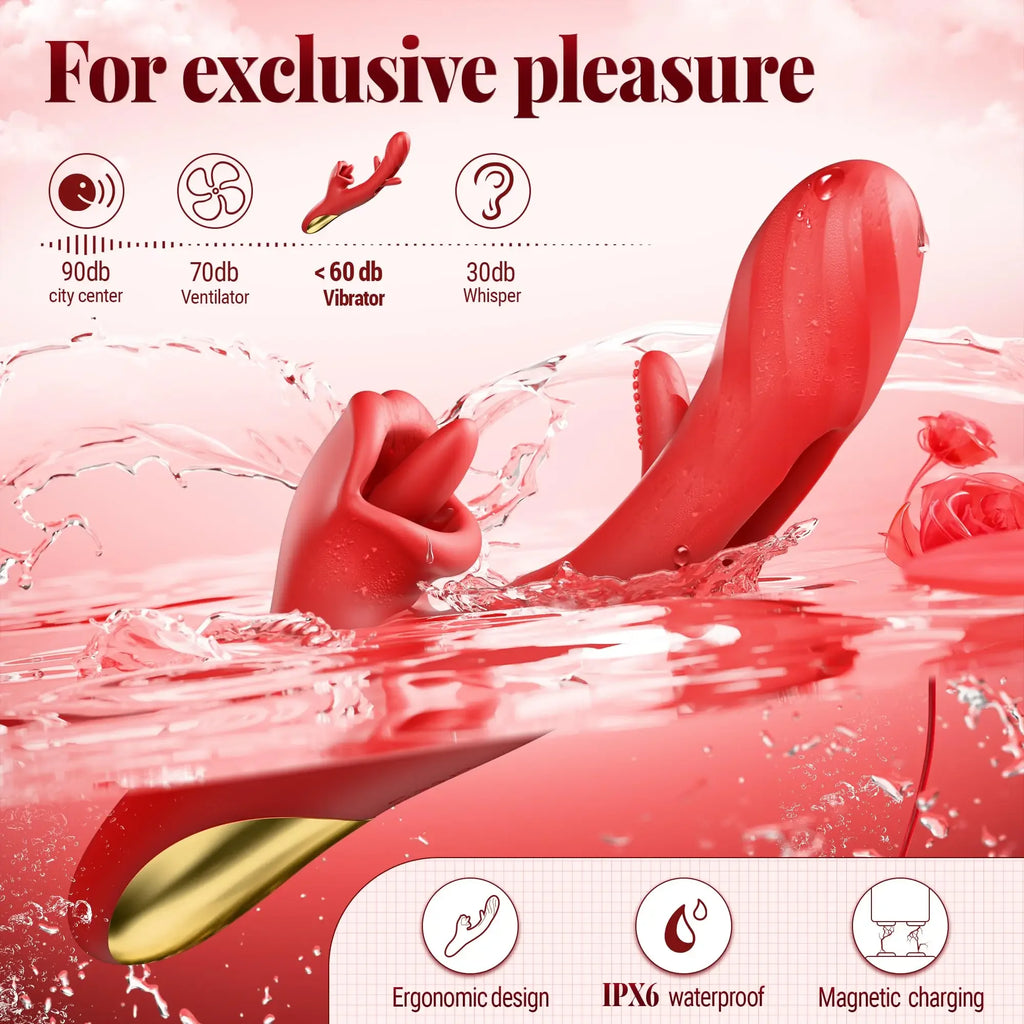 Dual-Action Oral & G-Spot Luxury Vibrator
