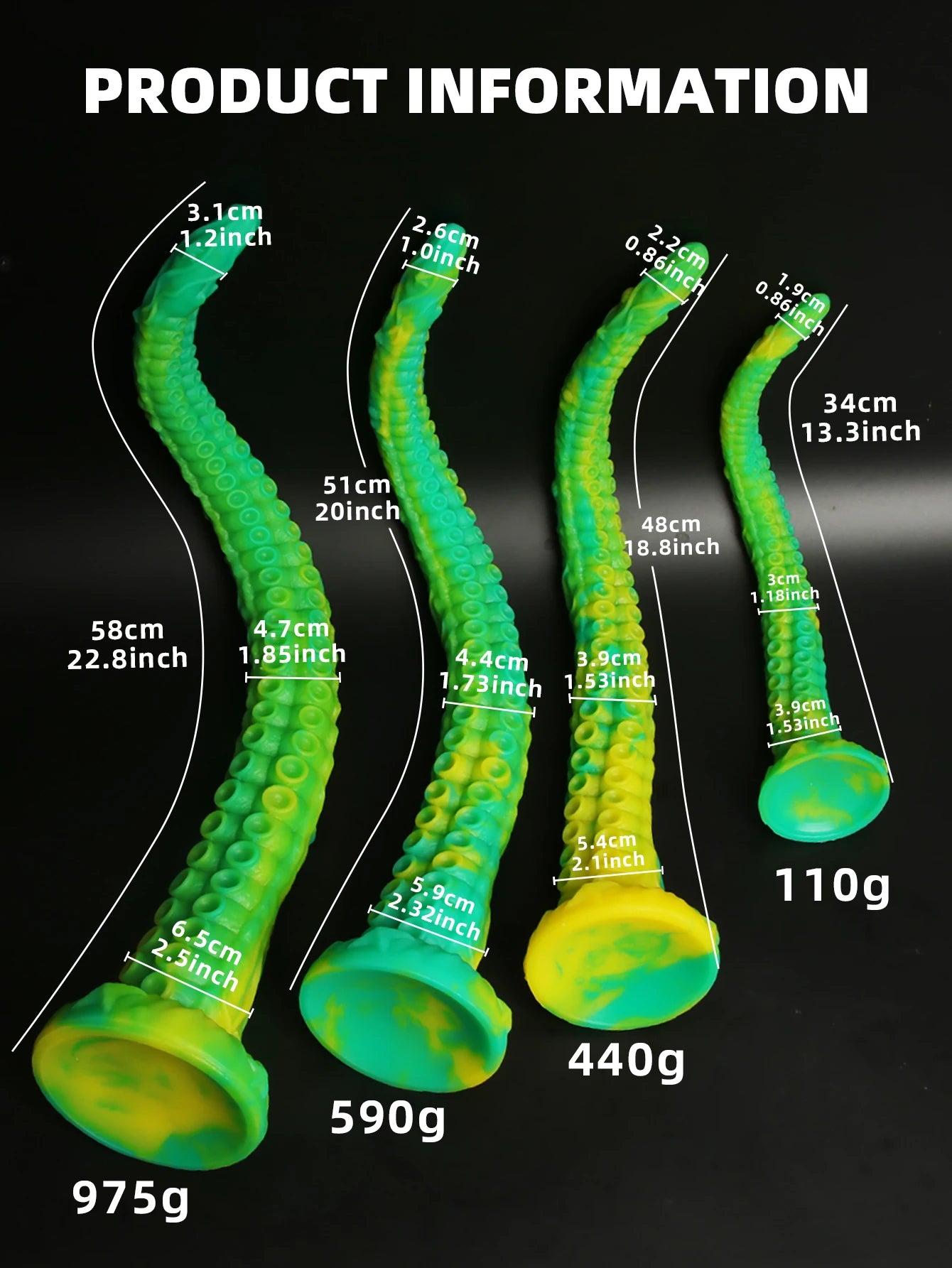 Flexible Silicone Tentacle Anal Stimulator for Men and Women