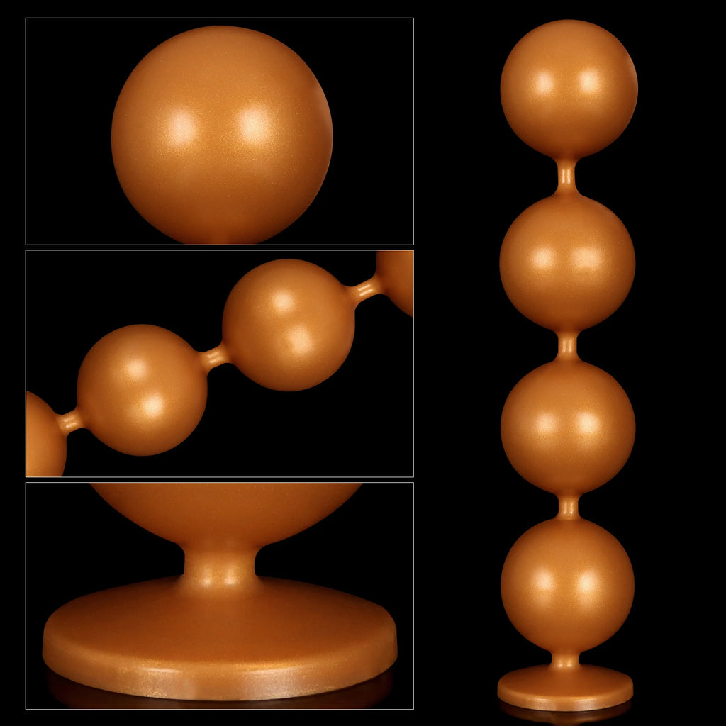 Extra-Long Silicone Graduated Anal Beads