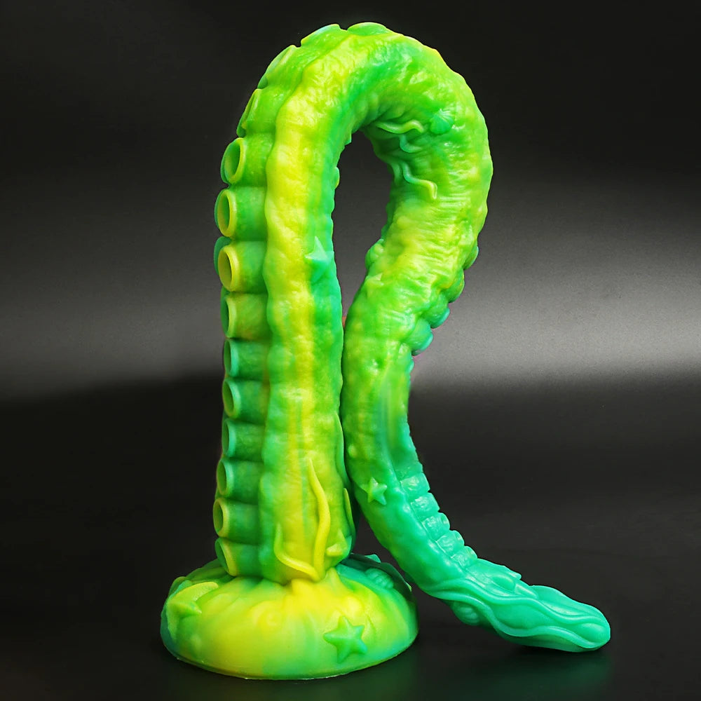 Flexible Silicone Tentacle Anal Stimulator for Men and Women