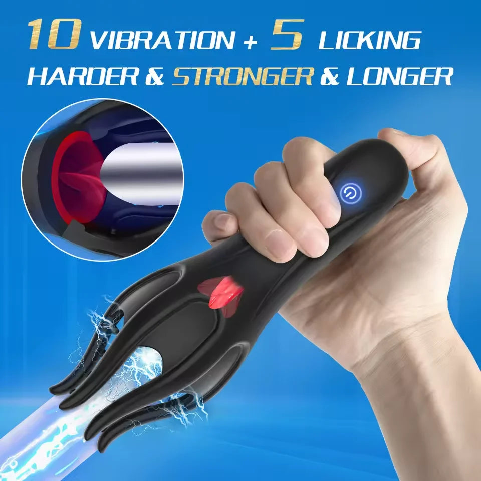 Sonic Tongue Oral Massager | Premium Male Glans Trainer
