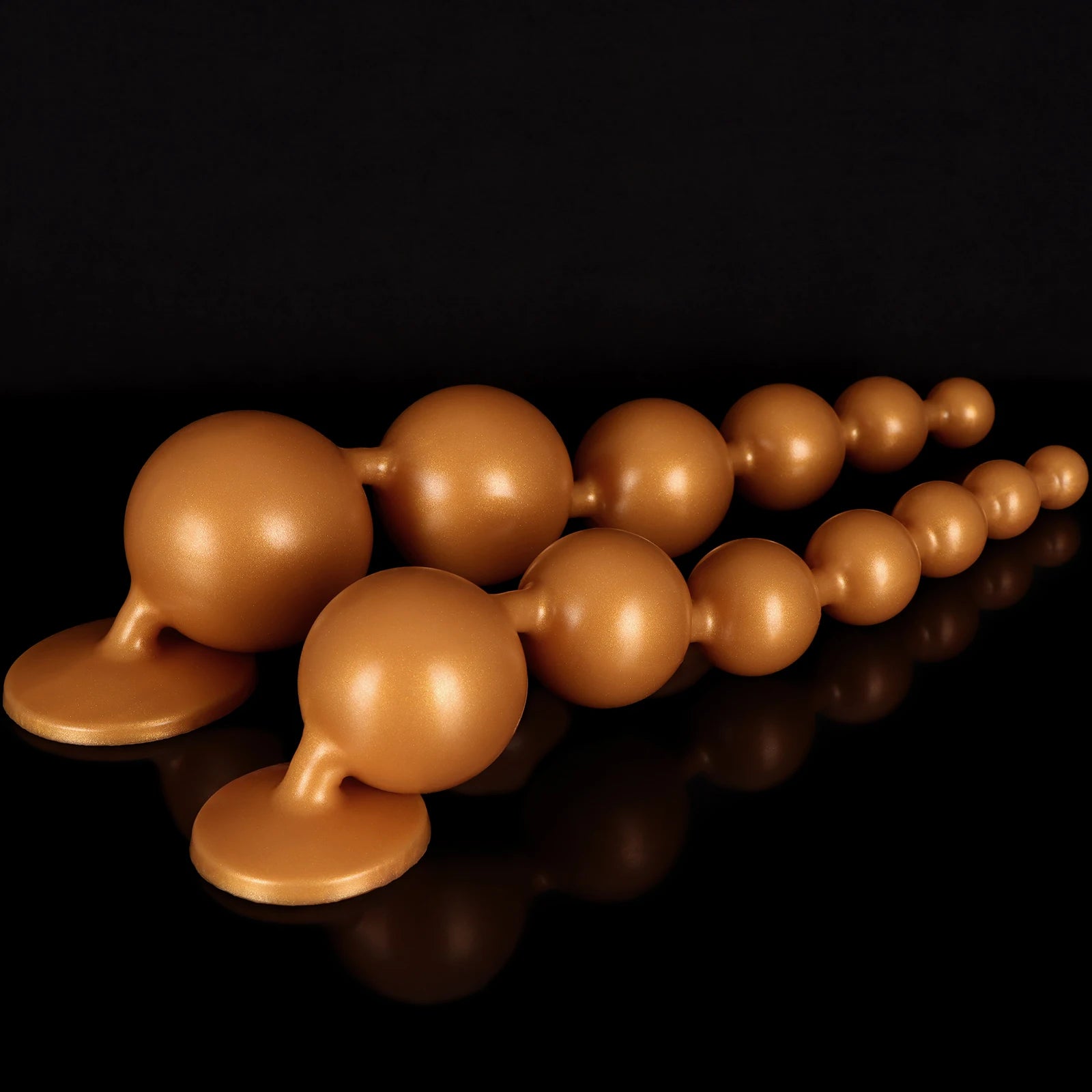 Extra-Long Silicone Graduated Anal Beads