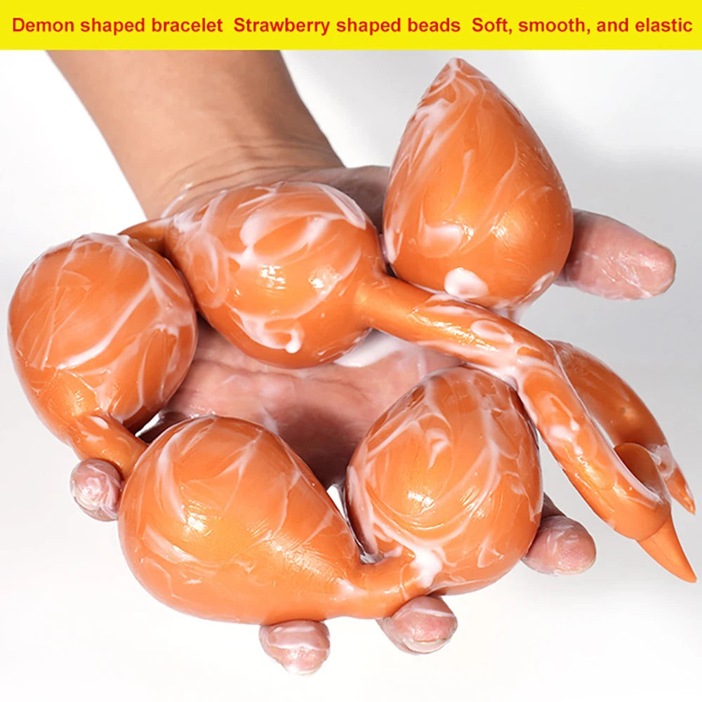 Love Devil Extra-Long Silicone Graduated Anal Beads